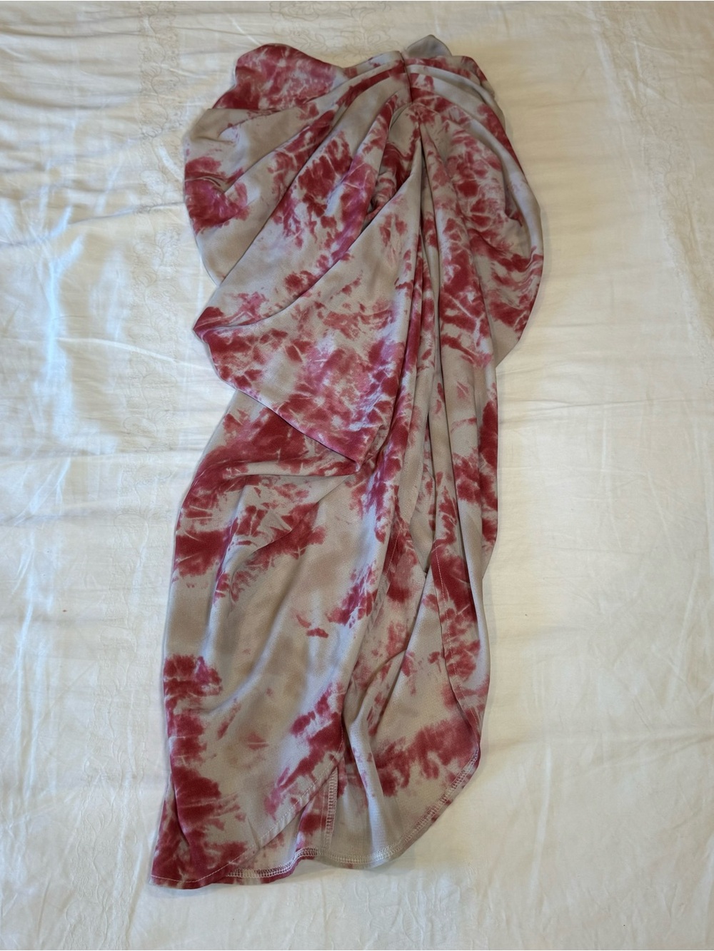 Pretty Little Thing Tie Dye Ruched Skirt